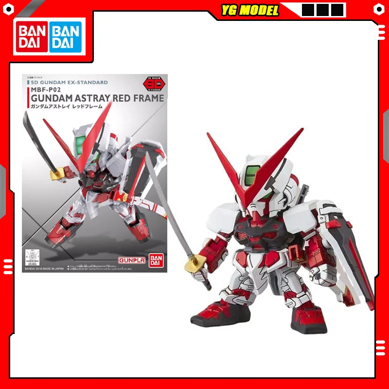 BANDAI-Figurines d'action Gundam, SD Gundam EX Standard, Kit de modèle Astray, étiez ération de la grève de l'assemblage, Aile Orn de Nairobi, Original