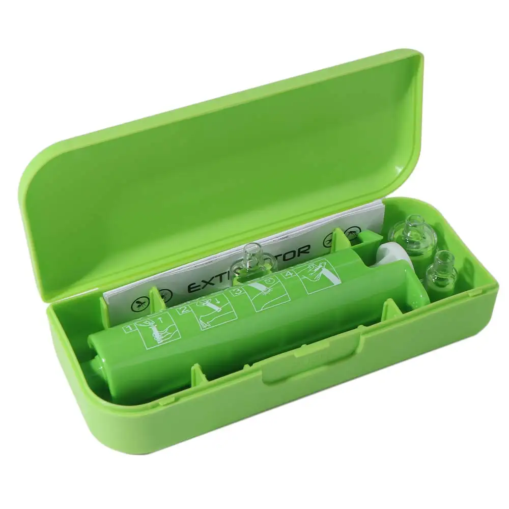 Extrator de Veneno por Sucção a Vácuo para Picadas de Insetos, Alívio Natural da Coceira, Removedor de Picadas, Kit de Sobrevivência