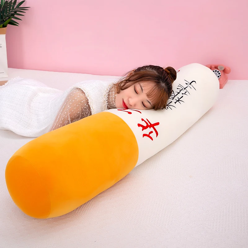 

Большая плюшевая подушка-игрушка в виде длинной сигареты (китайская сигарета), подарок для мальчиков, подростков и взрослых