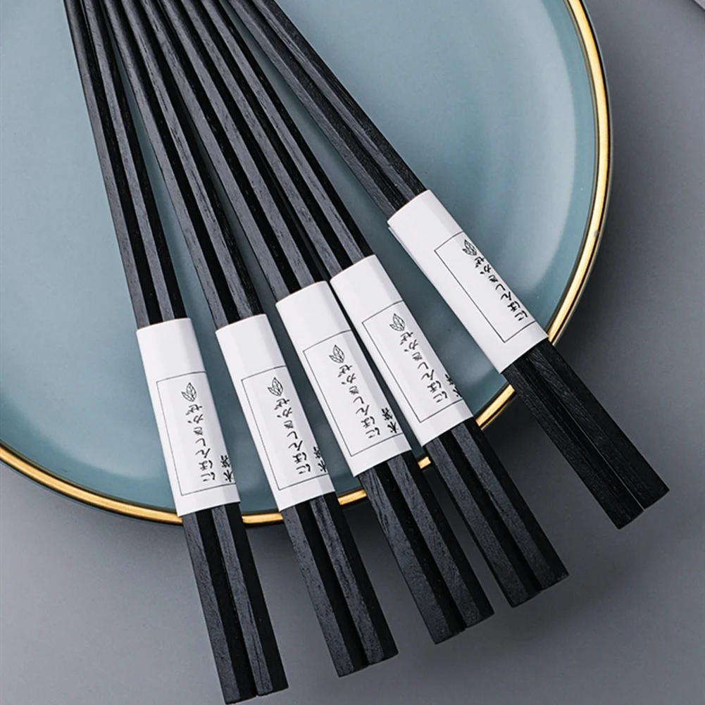 Simple Portable Chestnut Hexagonal Chopsticks Bamboo Joint Design Household Chopsticks Restaurant Wooden Wholesale chopsticks