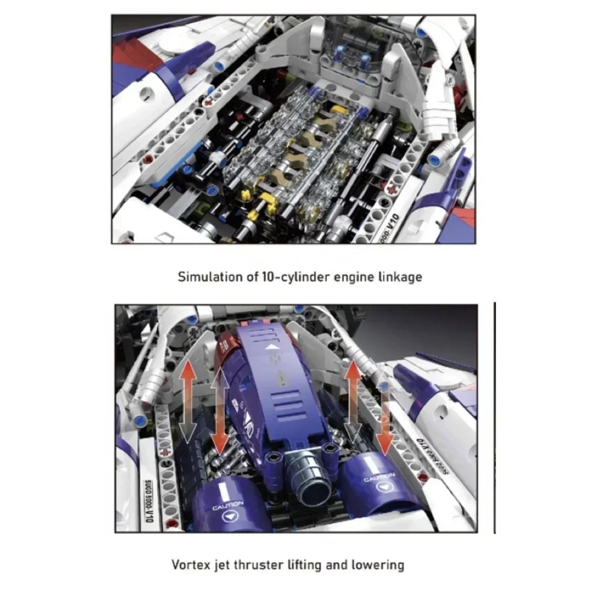 Blocos de construção de carros para crianças, MOC técnico, futuro, fórmula GPX, Asurada GSX, brinquedos modelo de tijolos, presente, em estoque