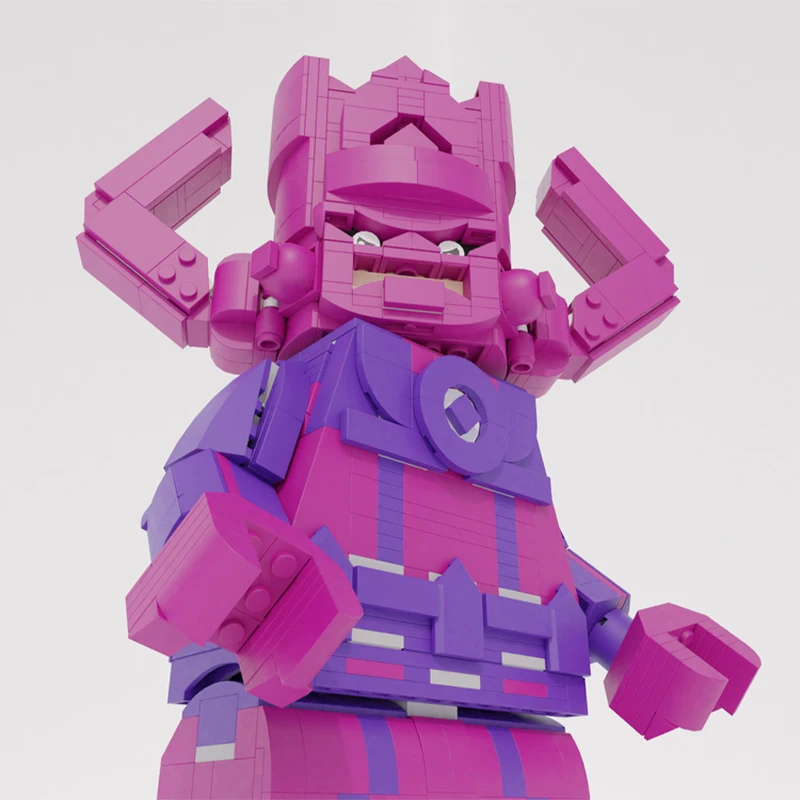 1077pcs MOC Super Heroes Galactuses Buildable Figure Marveler Cosmic Character Design DIY Building Blocks Birthday Toys Gift