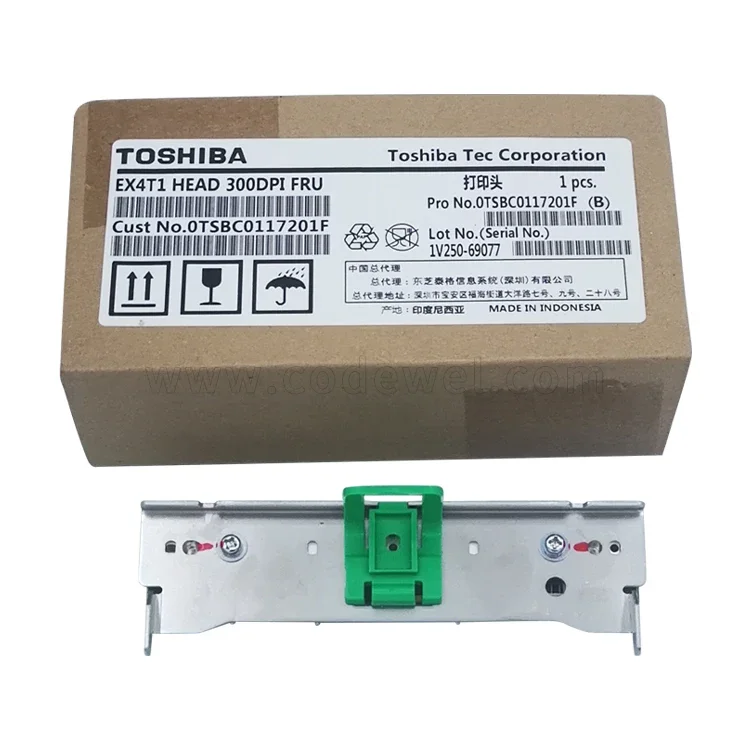 NEW Original  Printhead Thermal transfer Printer Head  EX4T3 600DPI Printer head for Toshiba