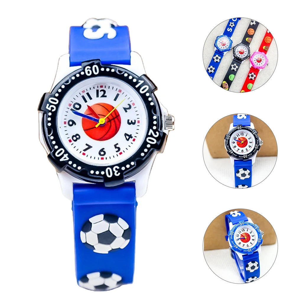 Basketball Watch Kids Cartoon Boys Digital Wrist Adjustable Strap Clear Scale Small Error Long Service Children Reliable Growing