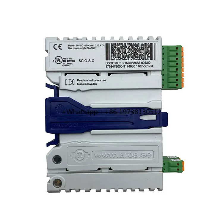 

3HAC058665-001 A-BB Robot Controller DSQC1032 IO Module 4AI 4AO Analog Expansion Board Original Spare Part
