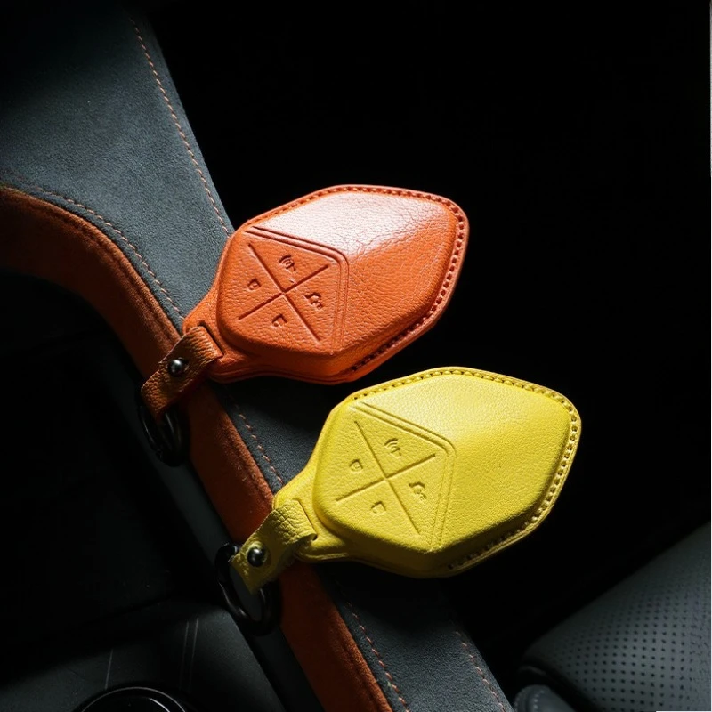 

For Changan Deepal SL03 S07 S05 S09 G318 L07 Premium Leather Full Coverage Key Protective Case Electric Vehicle Key Shell Cove