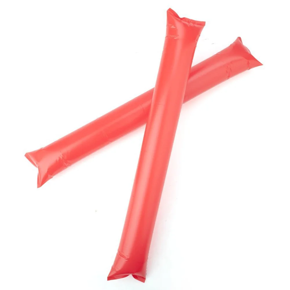 60pcs Cheer Sticks Cheering Stick Stuffed Club Cheer Refueling Bar Inflatable Noisemakers Stick (Mix Color)