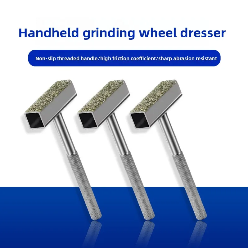 Handheld electroplated diamond desktop grinding wheel machine, grinding wheel correction device, grinding wheel shaping knife