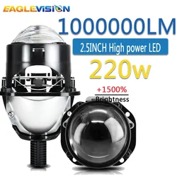 EAGLEVISION 2.5 Inch Bi Projector Headlight LED Mile Lighthouse Lenses for Hella LED Lights H4 H7 9005 9006 Car Accessories