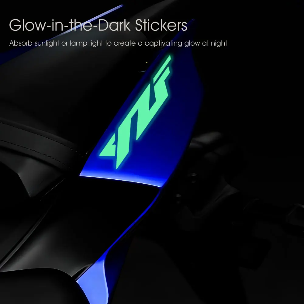 Motorcycle Decal Glow Stickers YZF R3 Accessories for Yamaha YZF1 YZFR15 YZFR125 YZFR25 YZFR6 YZFR7 R 1/15/125/25/6/7 R15 R25