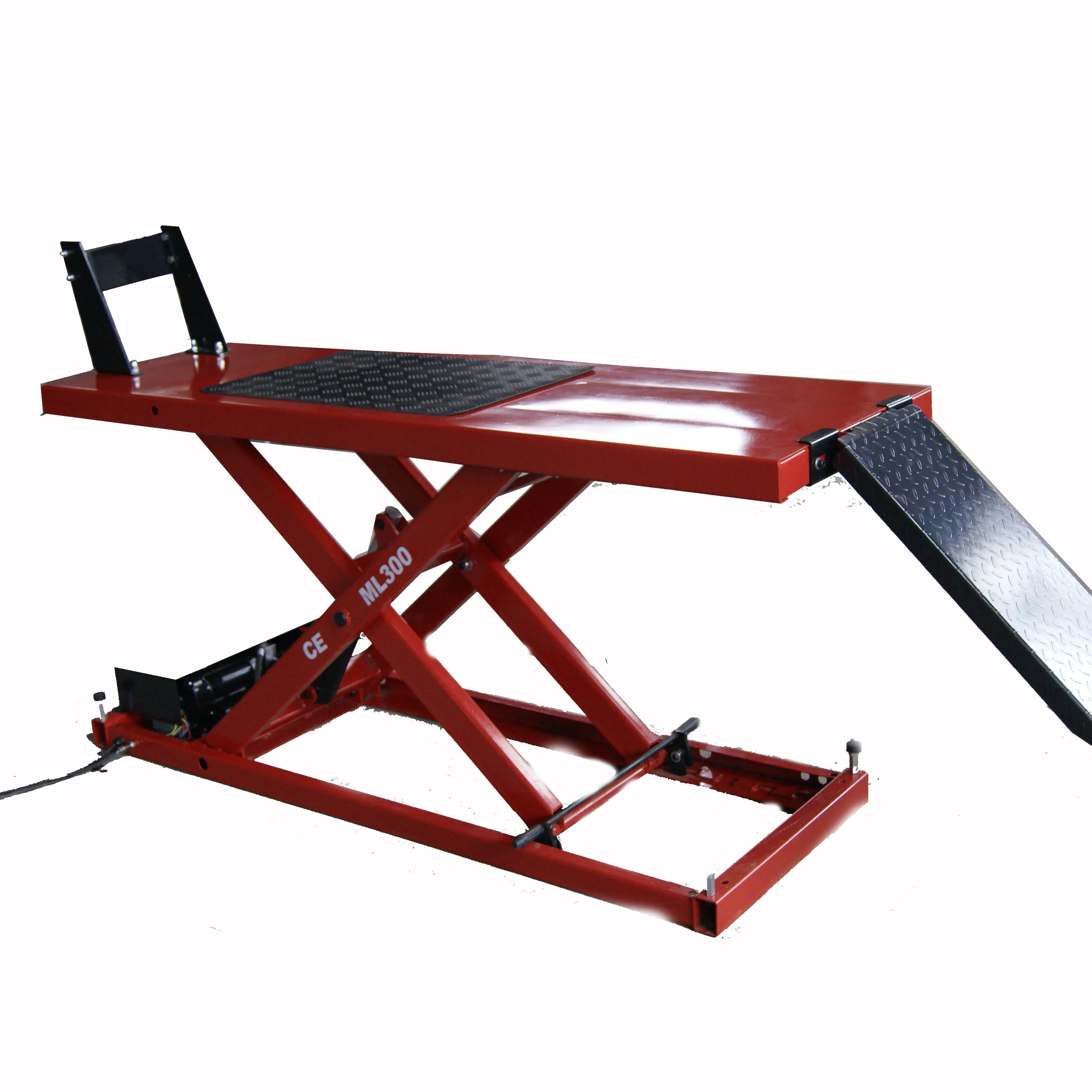 

CE standard portable parallel hydraulic motorcycle lift for sale