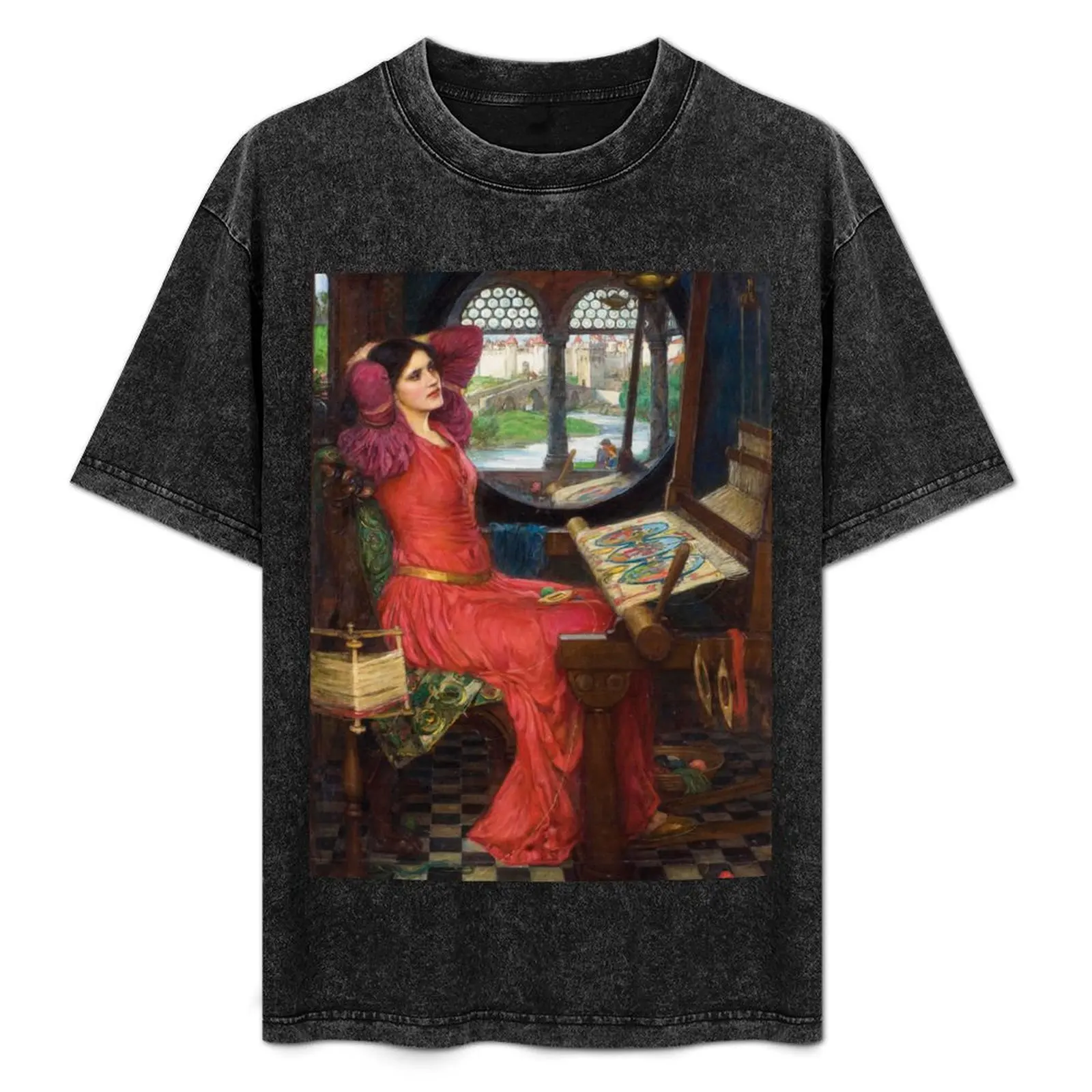 

Lady of Shalott - Sick of Shadows - John William Waterhouse T-Shirt Breathable Workout Short Sleeve Top