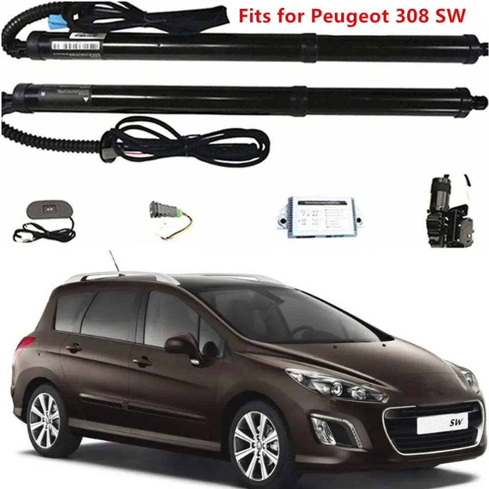 Fits for Peugeot 308 SW 2018 Caccessorie Intelligent Electric Tailgate Modified Trunk Support Rod Tail Lifting Rear Door Switch