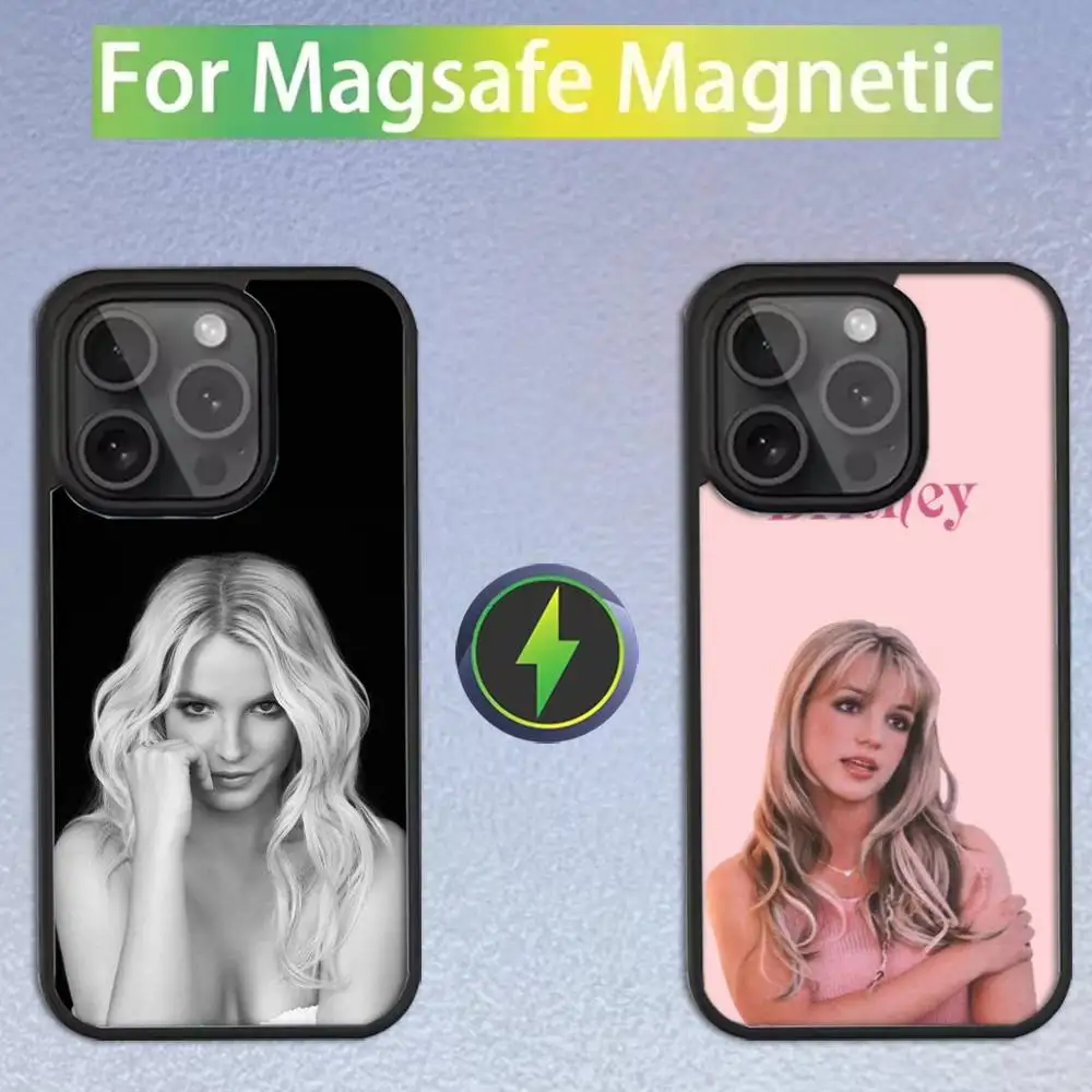 

Britney Spears Singer Phone Case For iPhone 16,15,14,13,12,11,Pro,Max,Plus,Mini,SE Magsafe Magnetic Wireless Charging