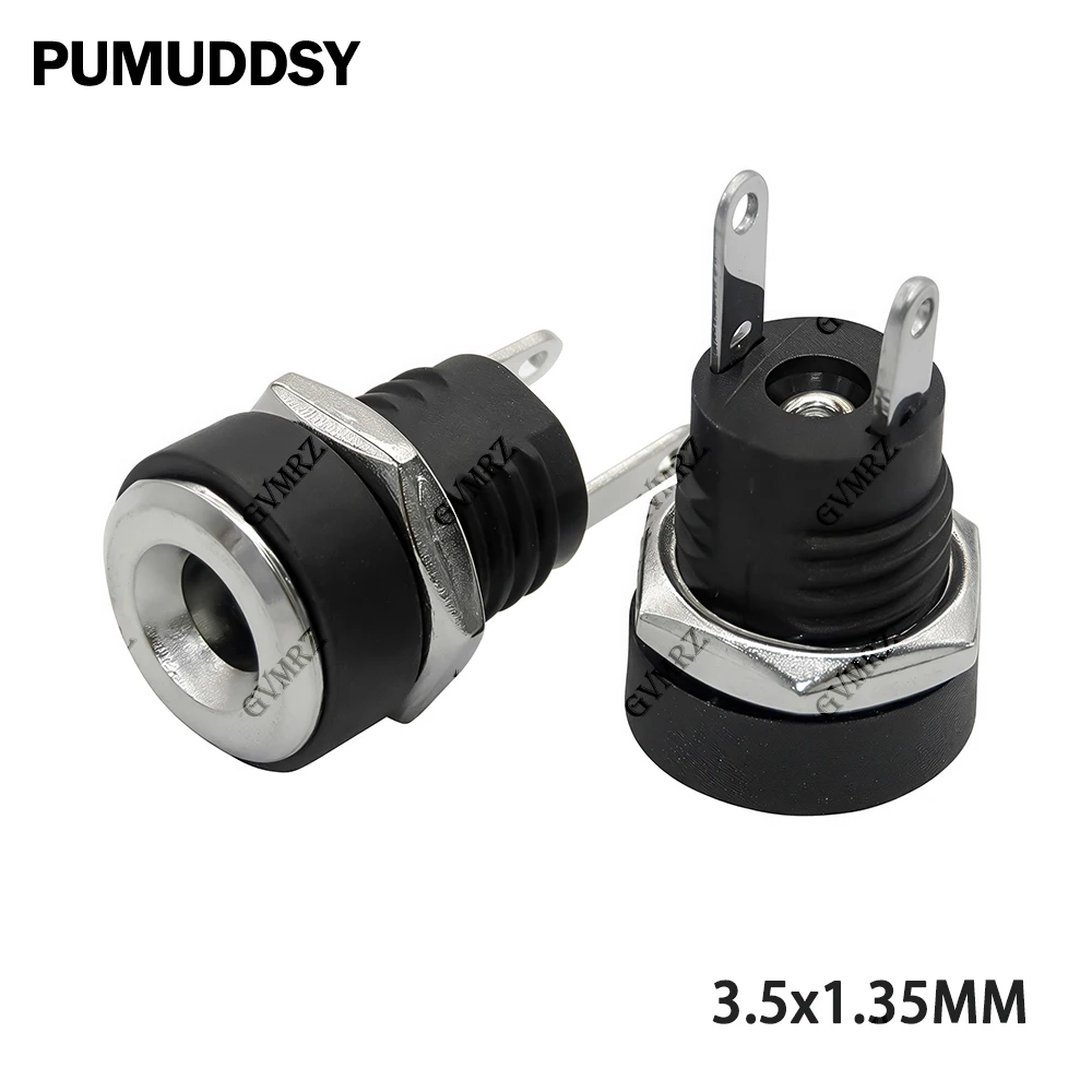 10PCS DC-022B  5.5 mm x 2.1mm 3A 12v for DC Power Supply Jack Socket Female Panel Mount Connector DC022B Connector 5.5mm x 2.5mm
