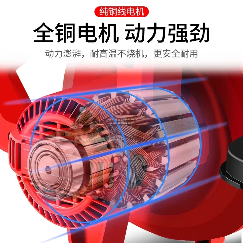 مجفف شعر الكمبيوتر، مجمع الغبار عالي الطاقة، منفاخ الرماد، 220 فولت، مكنسة صناعية قوية #4