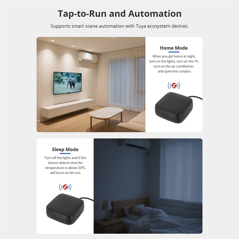ABZZ-Mobile Phone App Controlled Tuya Zigbee Infrared Remote Control Intelligent Universal Voice Remote Control For Multiple Dev