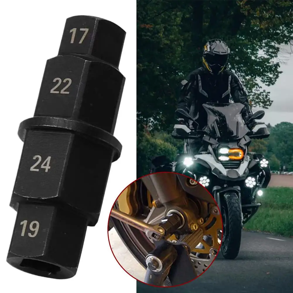 Motorcycle Spindle Removal Tool Motorcycles Hex Axle Tool For Sport And Dirt Bikes With Hexagonal Axle Holes Q8E4