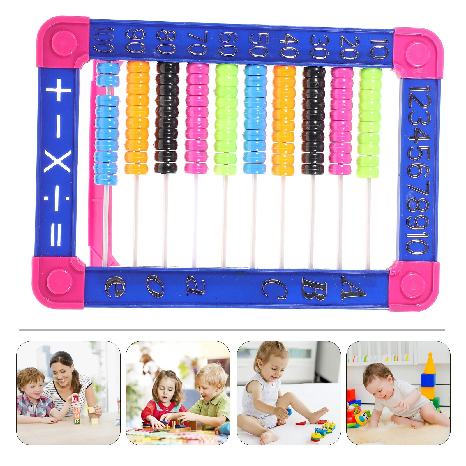 Childrens Toys Abacus for Kids Math Beads Educational Plaything Calculate Preschool