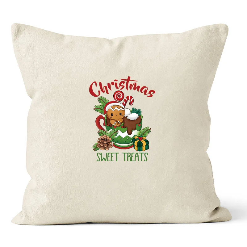 عيد الميلاد الكرتون الزنجبيل رجل الحديد على نقل للملابس تي شيرت سترة الحرارة DTF نقل بقع ملصقات الحرارة الحرارية