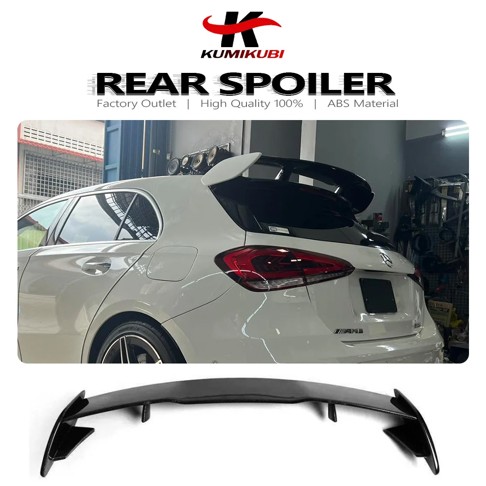 

Для Mercedes Benz A Class W177 задний багажник багажника спойлер крыло A180 A200 A220 A250 A260 A35 A45 AMG 2019-2022 тюнинг черный