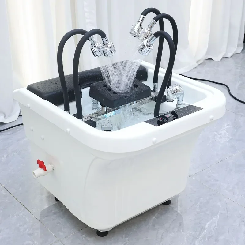 New Six Dimensional Head Therapy Instrument Portable Basin Automatic Constant Temperature Water Circulation Health Tube A