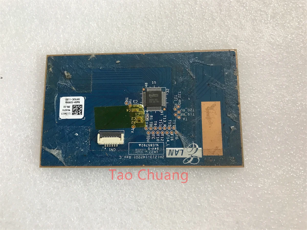 Placa do botão do mouse Touchpad para Samsung, BA59-02856A, RV510, RV511, RV515
