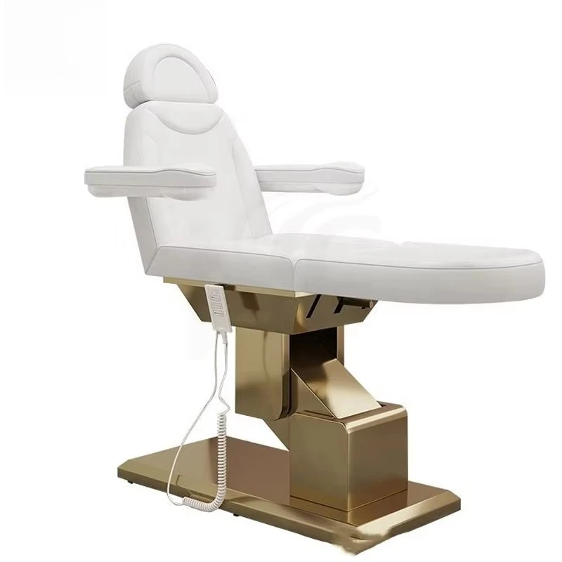Electric Beauty Bed Facial Treatment Therapy Chair Cosmetic Lash Bed Multi-functional Electric Massage Bed