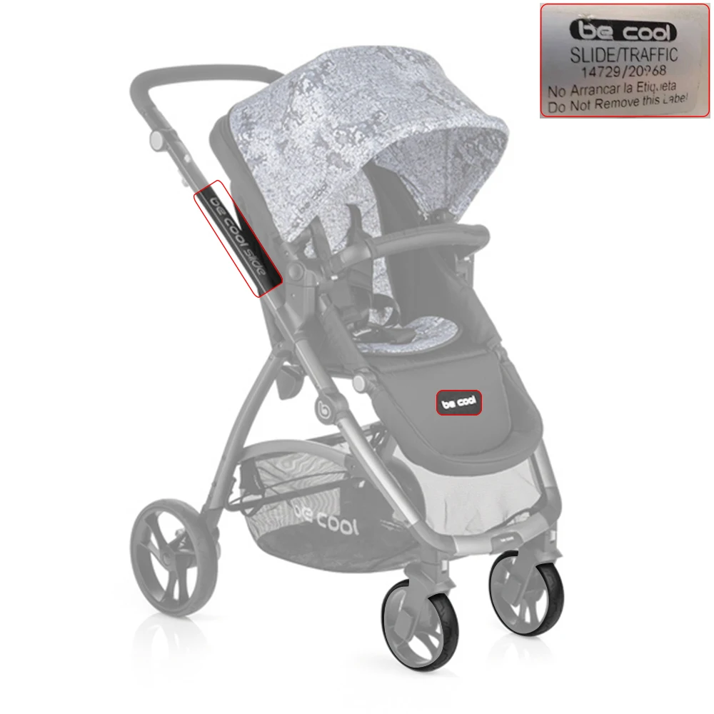 

Stroller Wheel Tire For Be Cool Slide Traffic Front Wheel Case PU Tubless Tyre Cover Compatible Baby Replacement Accessories