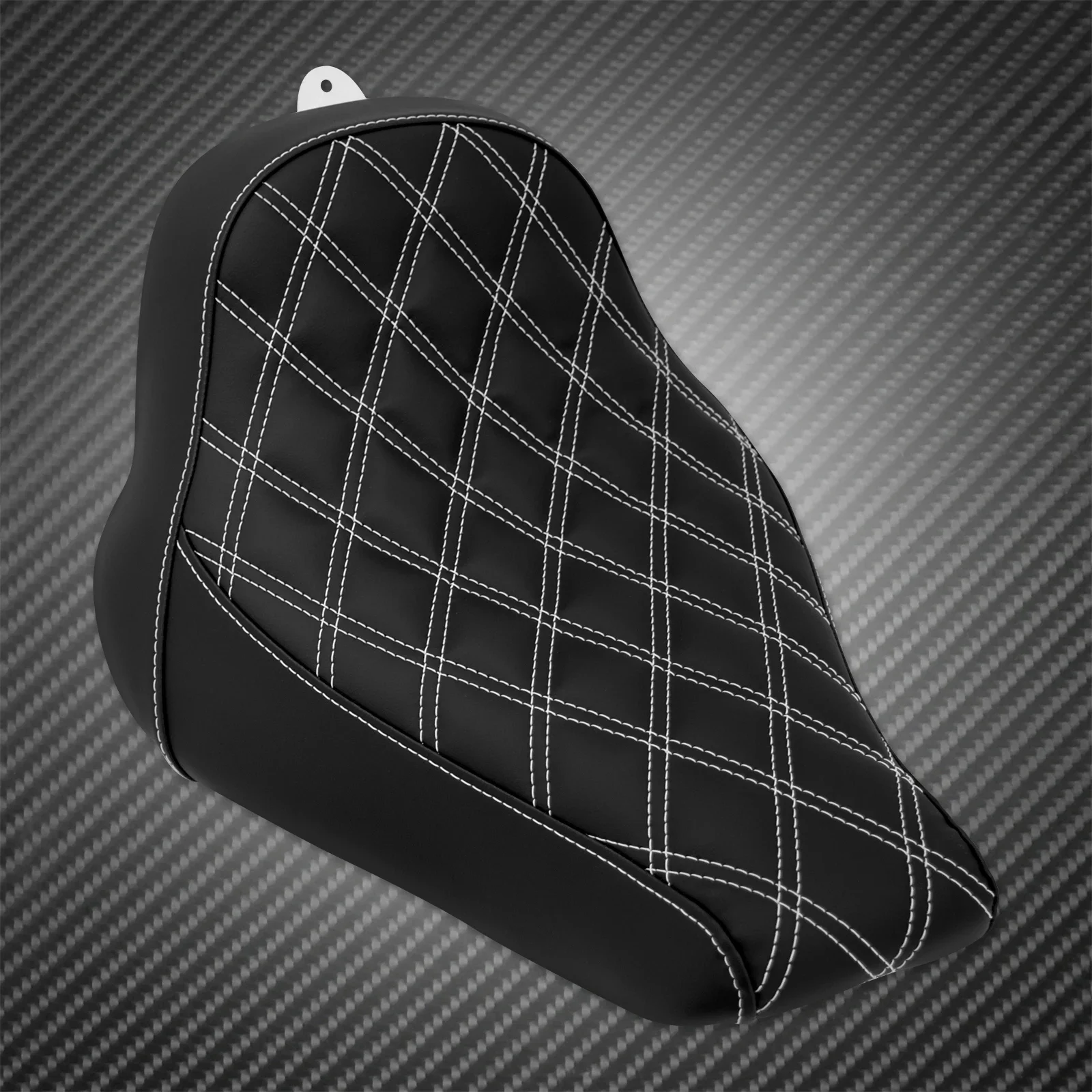 For Harley Softail Breakout Fatboy FXBRS FLSTF 2018-2021 2022 2023 Motorcycle Solo Driver Diamond Cushion Low Profile Seat Black