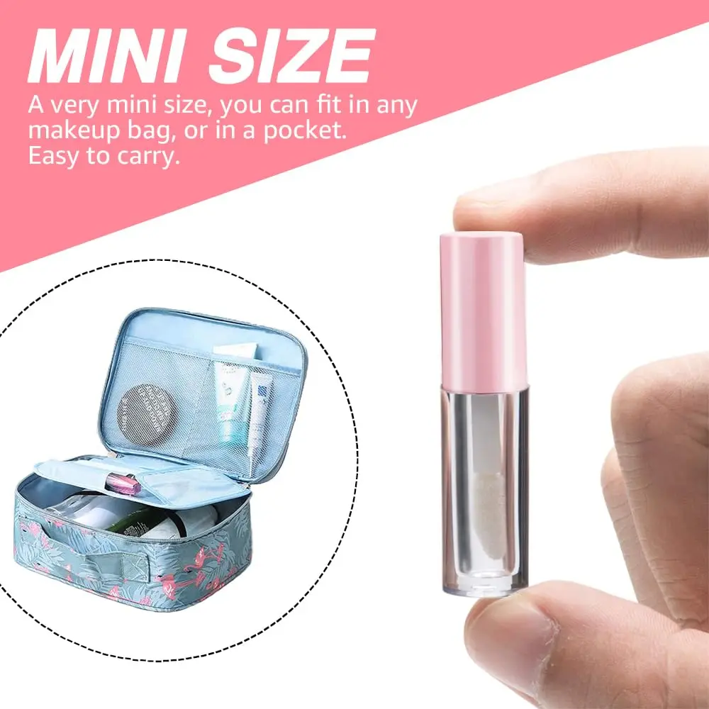 100 Stück 1,2 ml Mini-Lipgloss-Tuben mit Applikator, Leere Nachfüllbare Lipgloss-Behälter für Reisen, Lippenbalsam-Tuben, DIY-Kosmetikbehälter – Detail 3