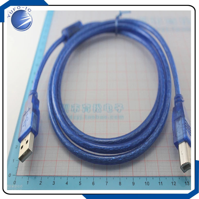 1pcs The copper ring with high quality ofshieldingring printer cable wire  USB2.0 A B USB Revolution Party mouth  cable wire