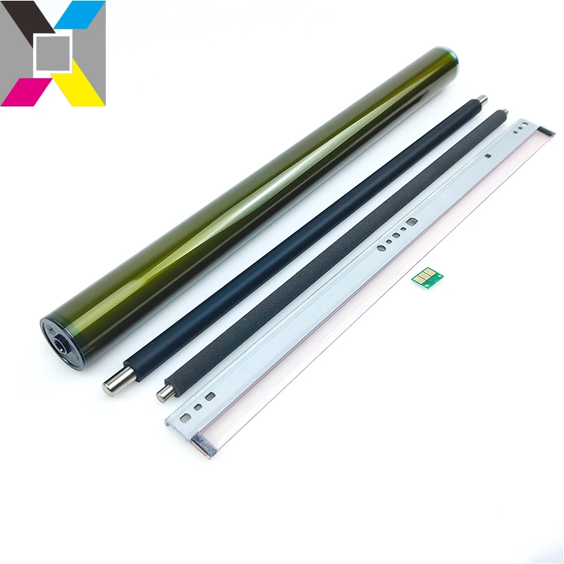 

1 комплект барабанного блока DR-217K, 130 тыс. страниц для KONICA MINOLTA Bizhub C227i C257i C287i, лезвие для чистки барабана, зарядные роликовые наборы барабанов