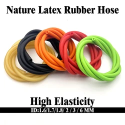 Tuyaux en caoutchouc latex naturel, générateurs élastiques à haute résilience, tube médical, catapulte de fronde, 1m, 3m, 1.6mm, 2mm, 3mm, 4mm, 5mm, 6mm, 7mm, 9mm, 10mm, 12mm, 14mm, 17mm