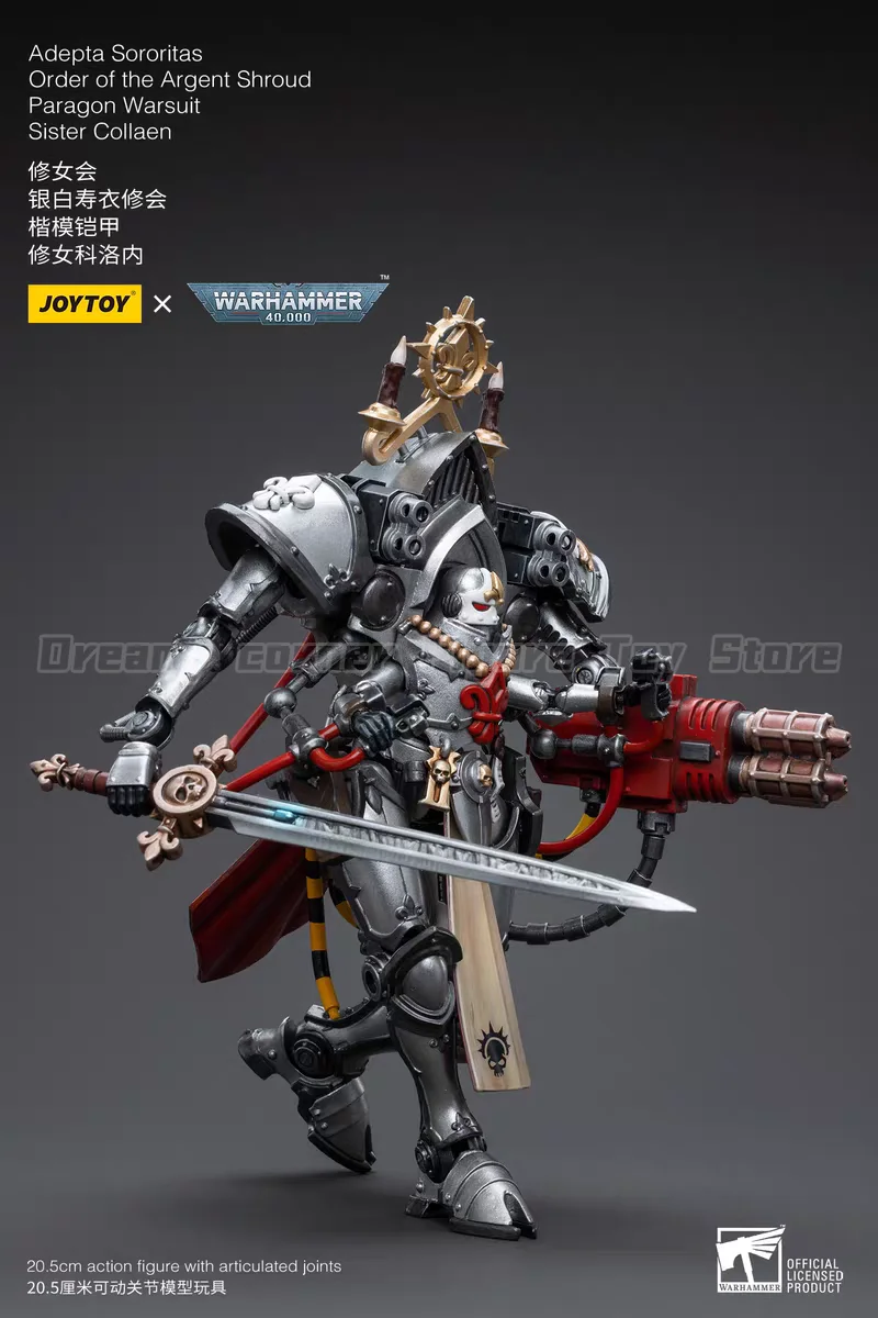 

【In Stock】JOYTOY Warhammer 40K Adepta Sororitas Paragon Warsuit Sister Collaen 1/18 Action Figure Toy