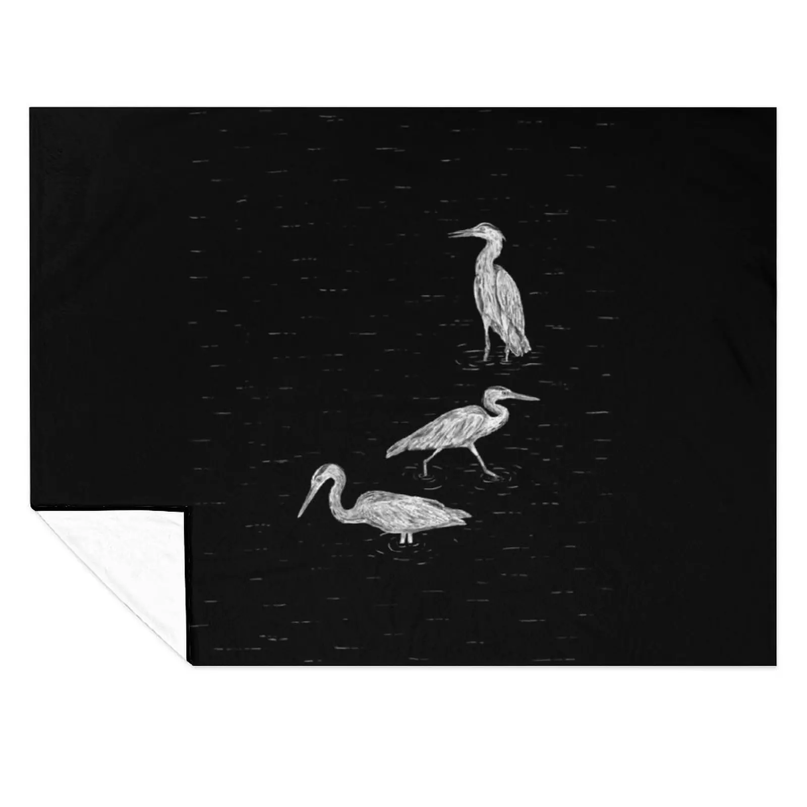 

Herons Throw Blanket Luxury Brand Sofa Quilt Warm Blankets