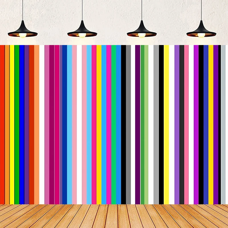 Photography Backdrop Mexican Fiesta Theme Pink Stripes Banner Carnival Birthday Party Decor Background Supplies Poster