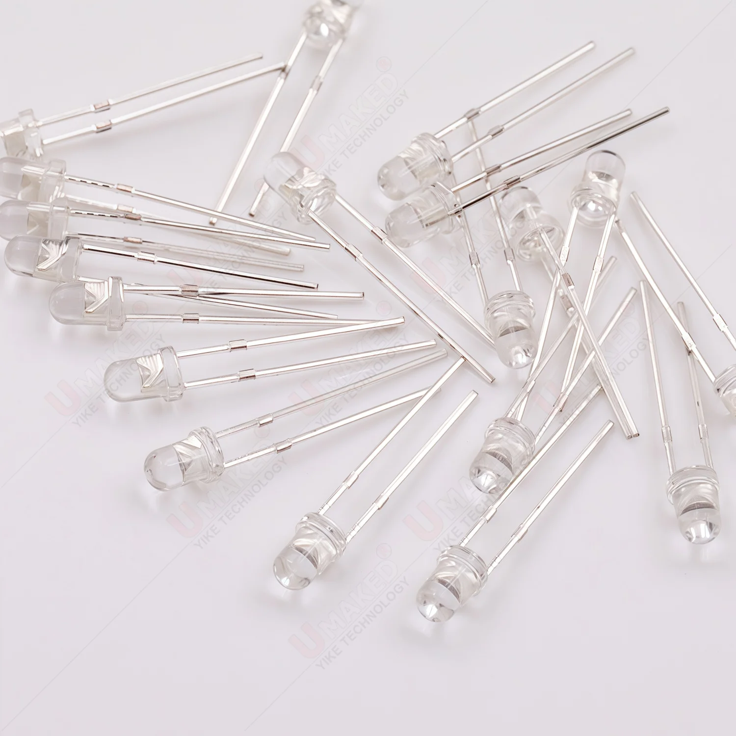 1000pcs F3 3m LED Emitting Diodes bead Clear Len Lamp diodes Violet Color Indicator DIP led Low Power Consumption diy headlight