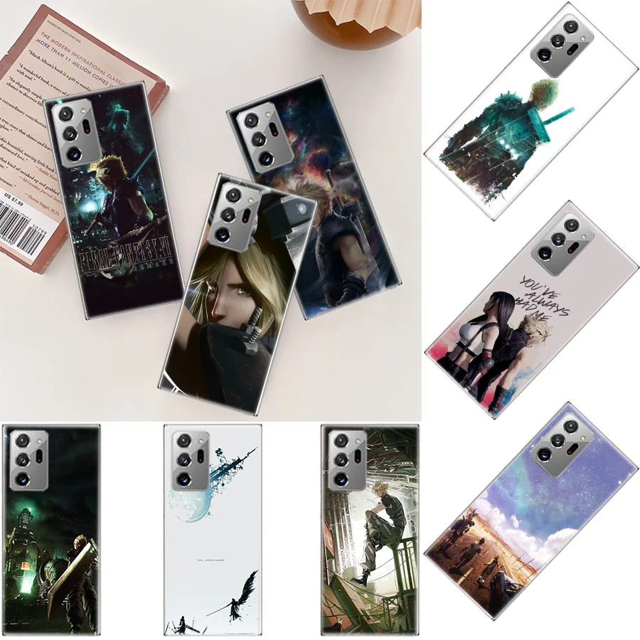 Final Fantasy VII Phone Case For Galaxy A15 A25 A35 A55 M52 M51 M32 M31 M30S M12 M11 A05S Note 20 Ultra 10 Plus 9 8 S10 Lite