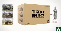 TAKOM 2200W 1/35 Scale Tiger I `Big Box` (TKO2198 + TKO2199 + TKO2200 + 1/16 Otto Carius) Limited Edition