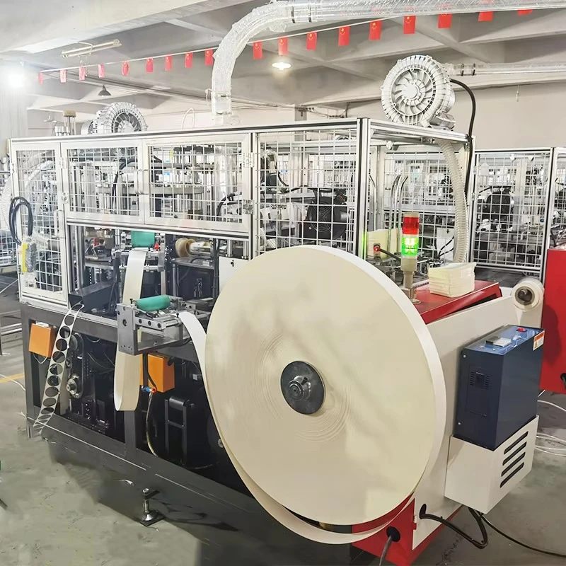 Mesin Pembuat Cup Paper Cup Sepenuhnya Otomatis 120 Pcs Per Menit