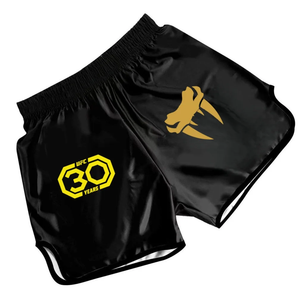 Celana Latihan Tinju Pria Wanita UFC New Hot, Celana Olahraga Luar Ruangan Cepat Kering, Celana Lari, Celana Tinju Malam, Celana Gulat