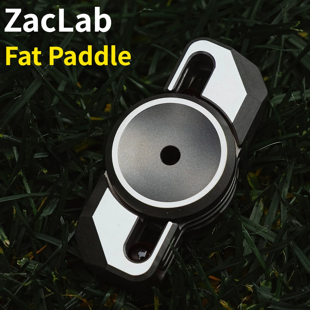 (Предзаказ) Двухлезвийная лопасть для атакующих ракеток ZacLab Fat Paddle из титанового сплава ​ ​ Металлический механический спиннер-антистресс