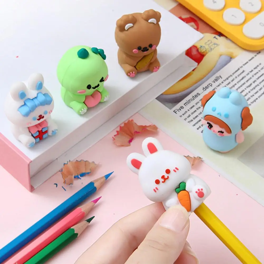 Mini Pencil Sharpener Animal Design Kawaii Pencil Sharpener Children Pencil Sharpener Pen Cutter Kids Stationery School Supplies