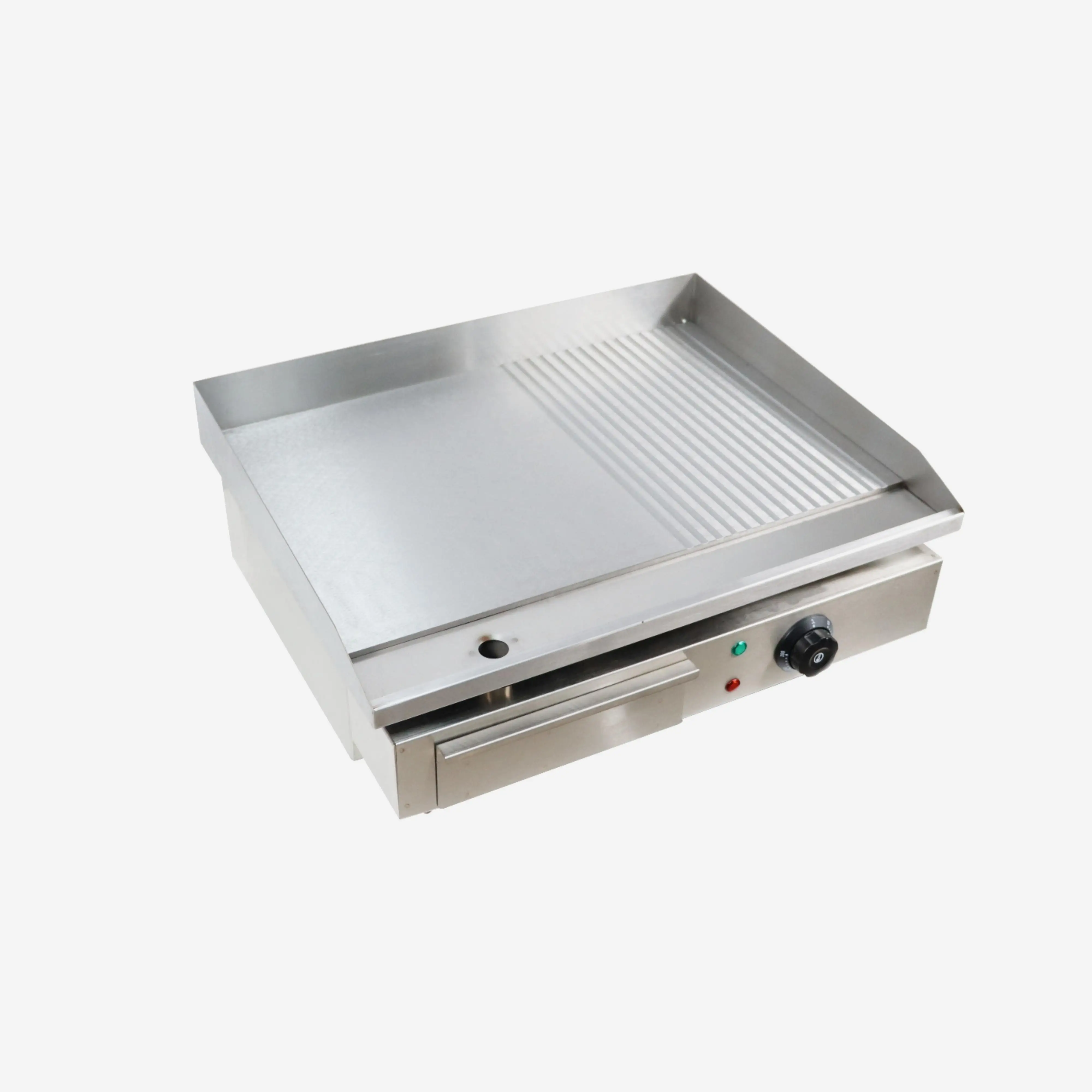 Commercial Stainless Steel Multifunctional Flat Gas Burger Griddle Grill for Restaurant Equipment CE Certification