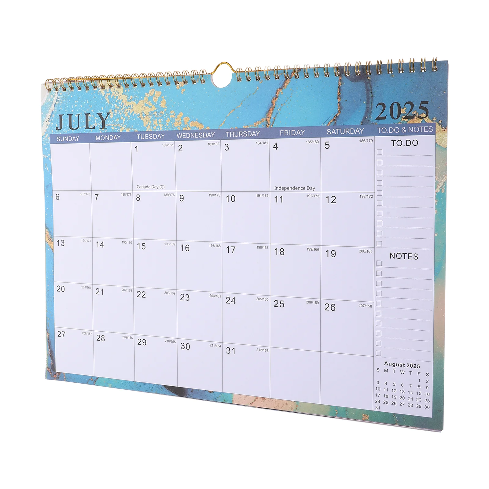 2025 Wall Calendar Daily Flip for Desk Appointment Planner Large Monthly Reusable Paper