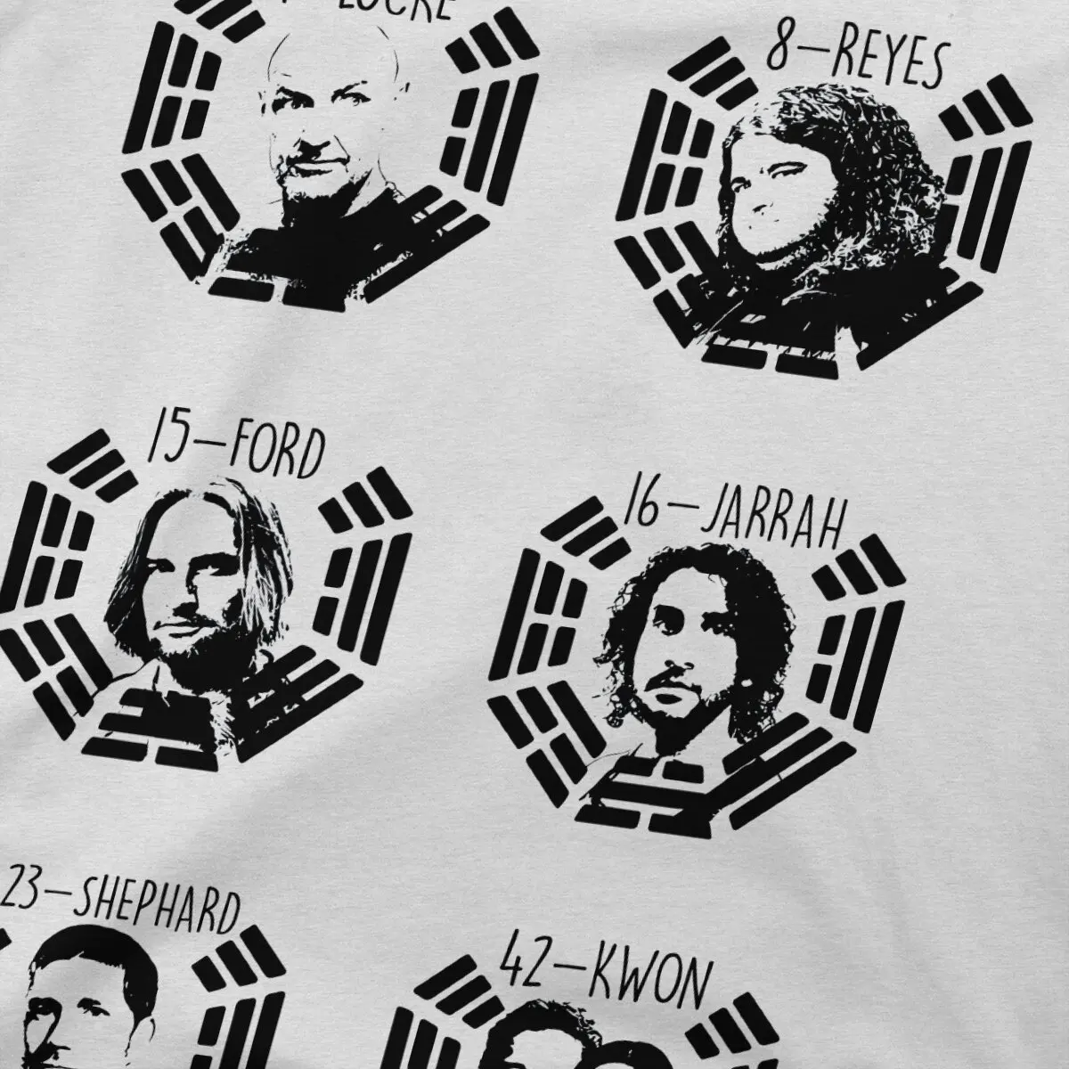 Lost TV Show Jacob\'s Chosen Tshirt Graphic Men Tops Vintage Alternative Summer Polyester Clothes Harajuku T Shirt