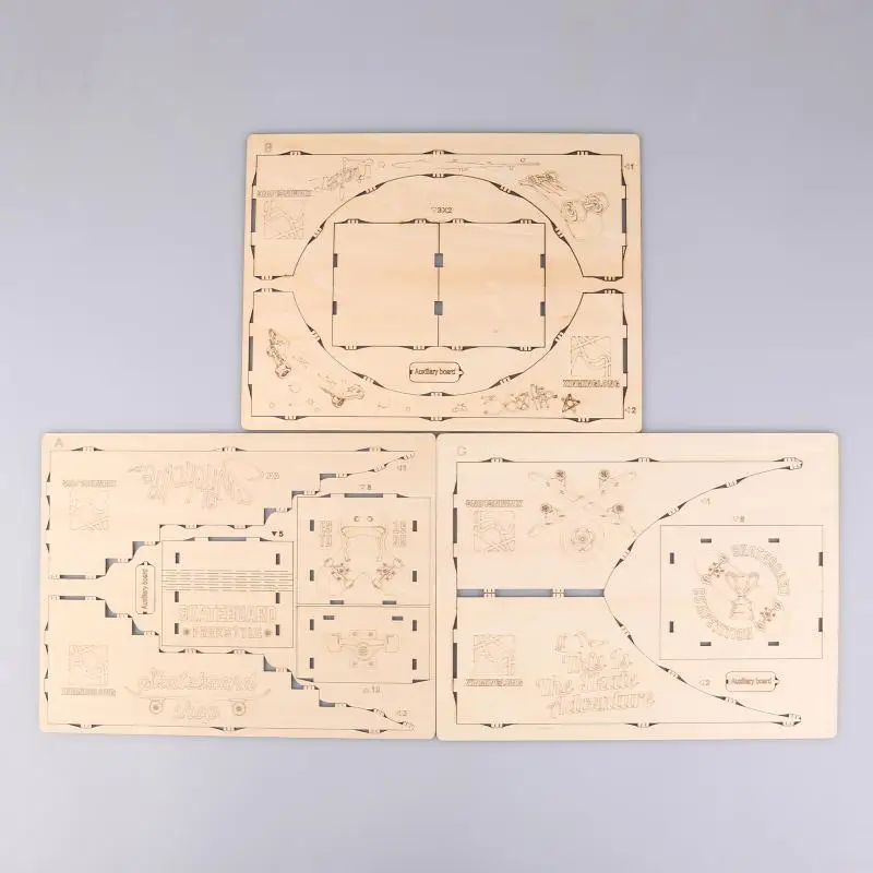 

Деревянная подставка-органайзер для фингербордов и конструкторов, настольная полка для хранения игрушек для детей