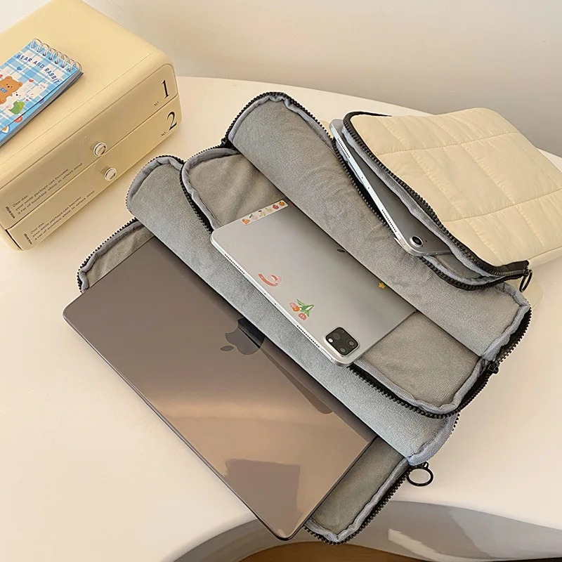 Laptop Bag 13.3,14,15,16 Inch,Sleeve Case For Macbook Air Pro M 1,2 Notebook Computer Ultrabook PC Shockproof Stylish 8858