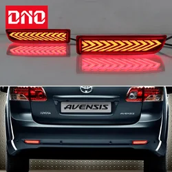 Car LED Rear Bumper Lamps For Toyota Avensis 2009 2010 2011 Fog Lamps Brake Turn Signal Reflector Indicators Taillights